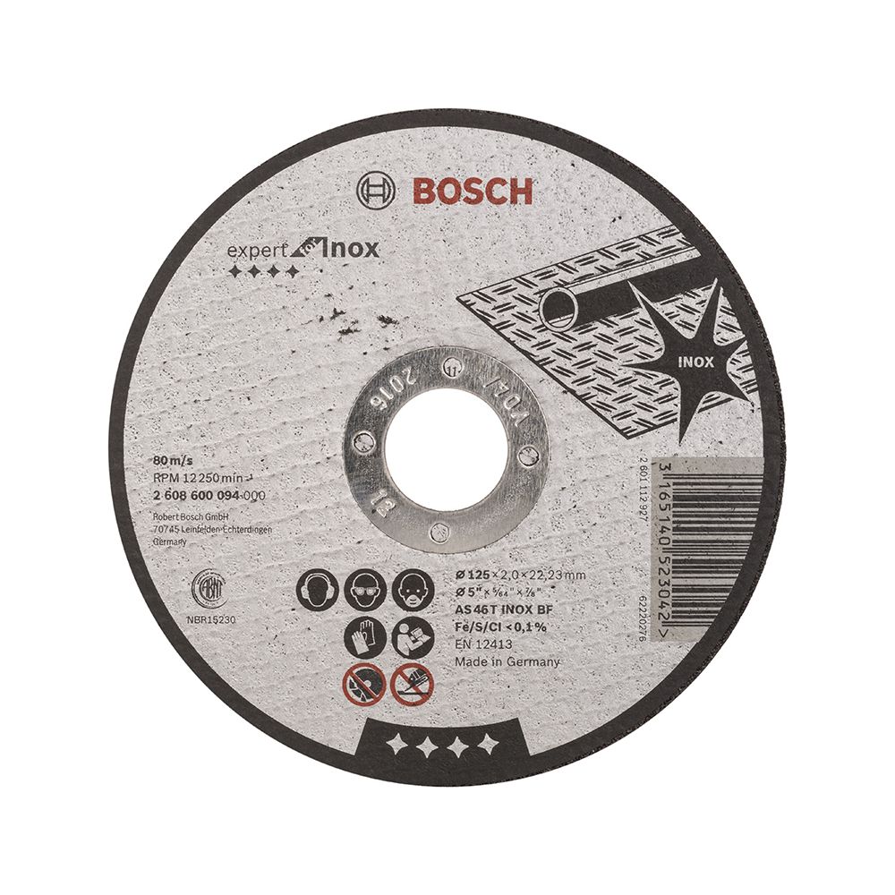 Đ&aacute; cắt Inox 125x2x22.2mm Bosch 2608600094