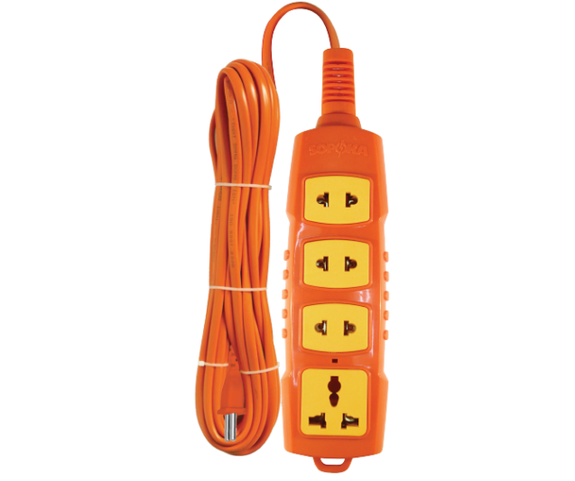 Ổ cắm chịu tải cao d&acirc;y 3m Sopoka 4S-3000W-3M