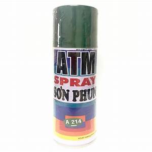 Sơn xịt ATM m&agrave;u xanh l&aacute; A214