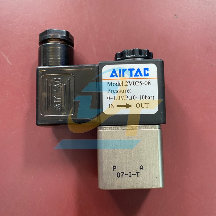 Van điện từ kh&iacute; n&eacute;n 2/2 ren 13mm AC220V Airtac 2V 025-08