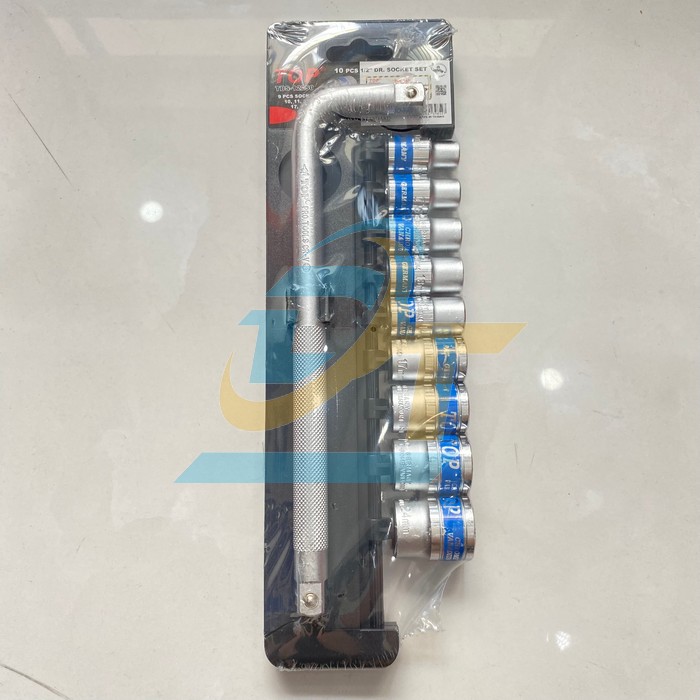 Bộ tu&yacute;p 10 chi tiết 1/2" cần cong chữ L Top TBS-12250