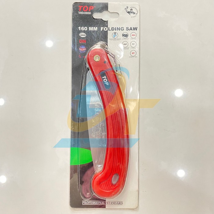 Cưa xếp c&aacute;n đỏ d&agrave;i 160mm Top TGS-00228