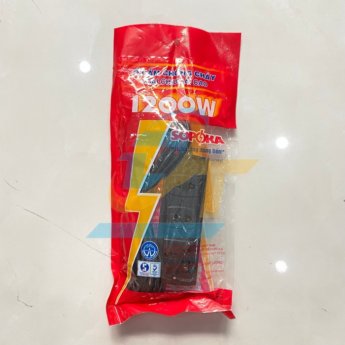 Ổ cắm d&acirc;y chịu tải cao 1200W d&acirc;y 2.5m SOPOKA 3X3