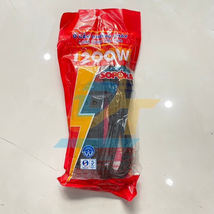 Ổ cắm d&acirc;y chịu tải cao 1200W d&acirc;y 4.5m SOPOKA 3X5