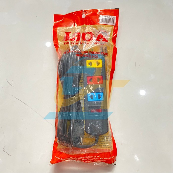 Ổ cắm điện 3 lỗ d&acirc;y 5m c&oacute; 1 c&ocirc;ng tắc Lioa 3TS5-2