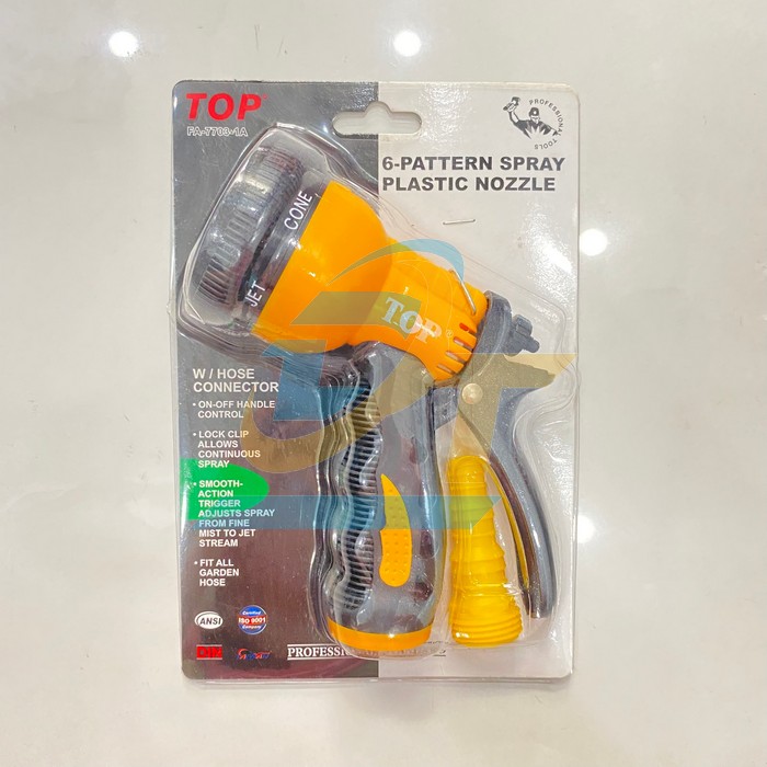 V&ograve;i xịt tưới c&acirc;y, rửa xe 6 tia phun TOP FA-7703-1A