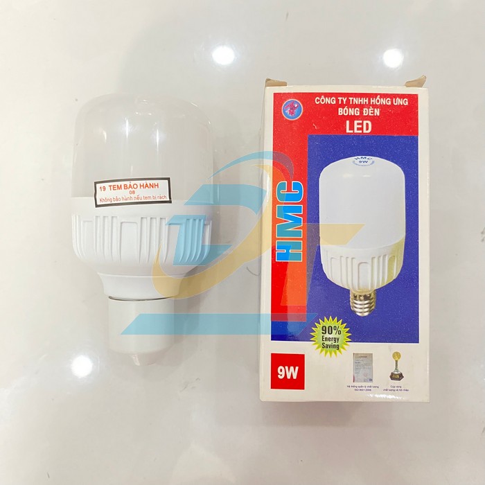 B&oacute;ng đ&egrave;n Led bulb trụ 9W E27 6500K HMC