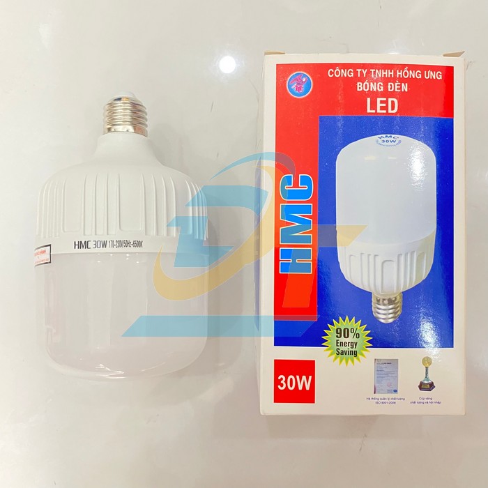 B&oacute;ng đ&egrave;n Led bulb trụ 30W E27 6500K HMC