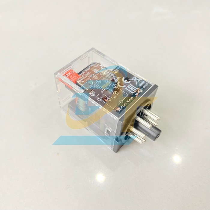 Relay trung gian 8 ch&acirc;n tr&ograve;n Omron MKS2P 24VDC