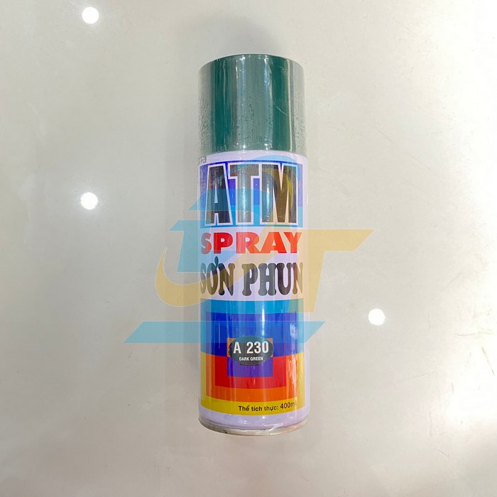 Sơn xịt ATM m&agrave;u xanh l&aacute; đậm A230
