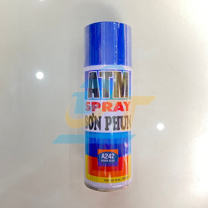 Sơn xịt ATM m&agrave;u xanh dương A242