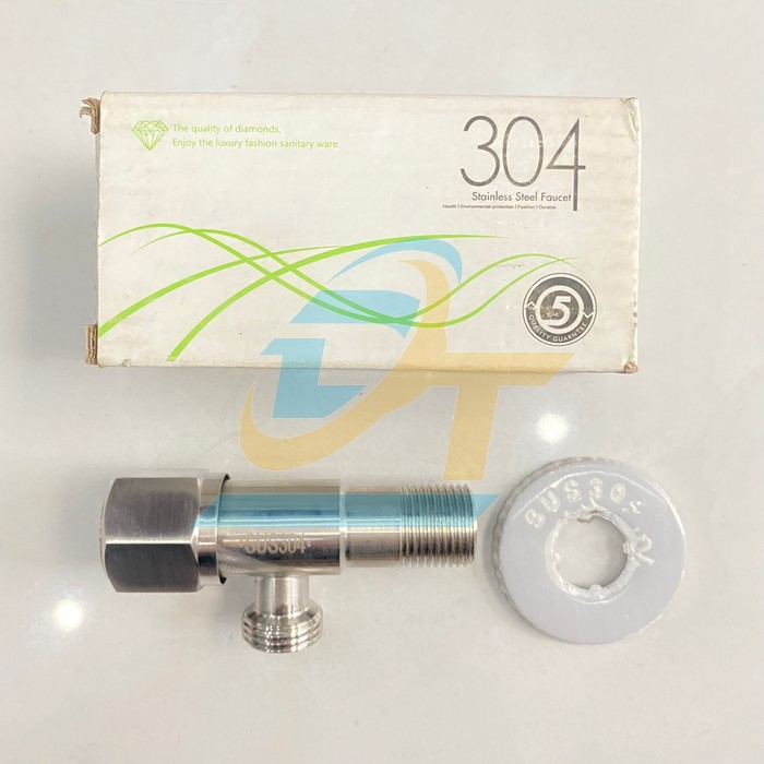 Van chia nước 1 đường chữ F inox 304