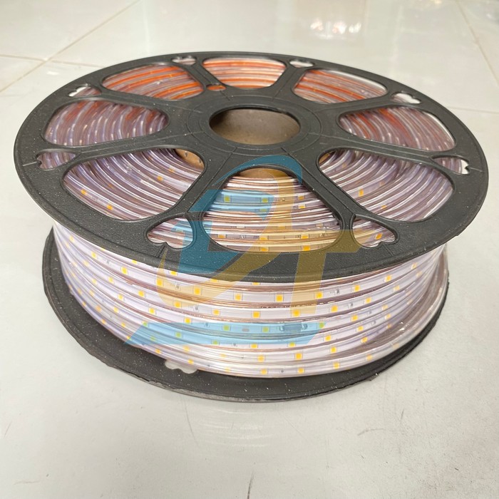 Đ&egrave;n led d&acirc;y 5050 220V &aacute;nh s&aacute;ng v&agrave;ng 100m
