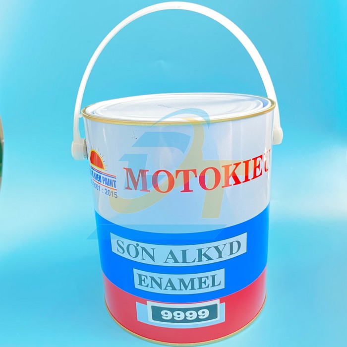 Sơn dầu Alkyd b&oacute;ng m&agrave;u đen 9999 Moto Kiều