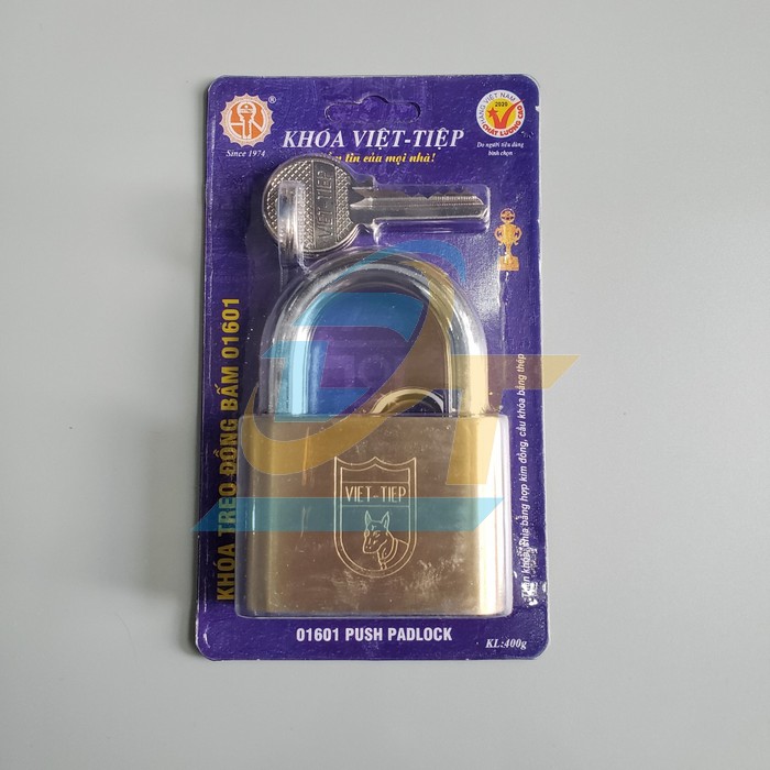 Kh&oacute;a treo đồng bấm Việt Tiệp 01601