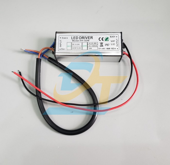 Tăng ph&ocirc; (Driver) đ&egrave;n pha 12V/24V HY-50W