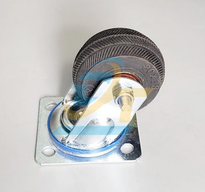 B&aacute;nh xe đẩy cao su 80x38 c&agrave;ng xoay
