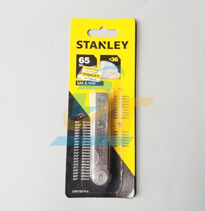 Căn l&aacute; đo độ d&agrave;y khe hở 36 l&aacute; 0.5-65mm Stanley STMT78214-8
