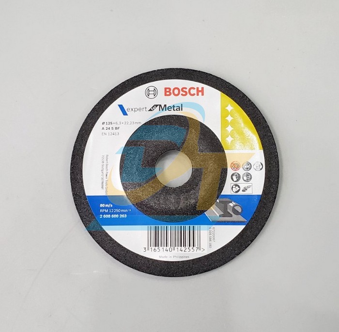 Đ&aacute; m&agrave;i kim loại 125x6.3x22.3mm Bosch 2608600263