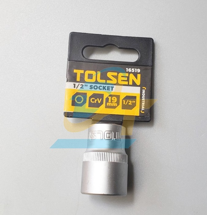 Đầu tu&yacute;p 1/2" ra lục gi&aacute;c 19mm Tolsen 16519