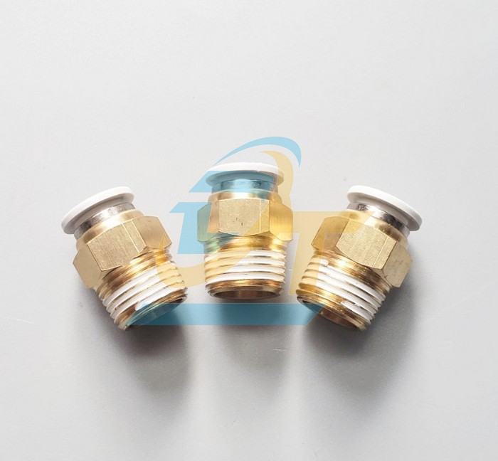 Đầu nối hơi thẳng ren ngo&agrave;i 21 ống 12 STNC YPC12-04
