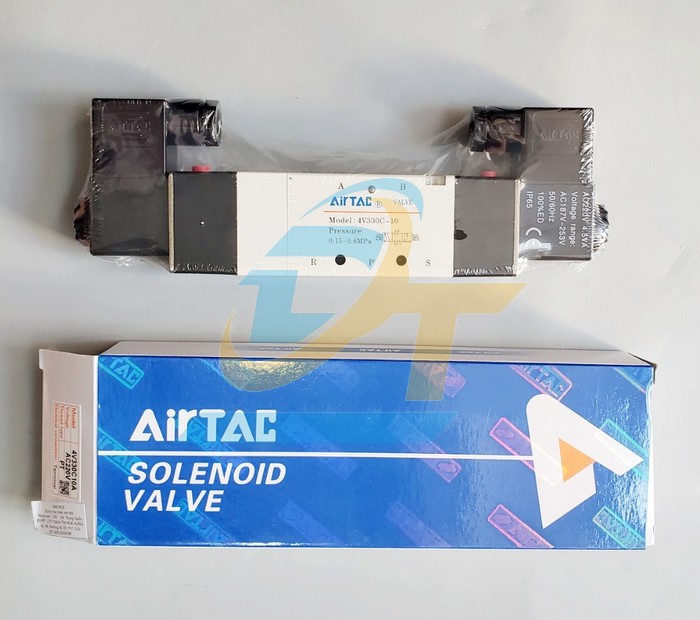 Van điện từ kh&iacute; n&eacute;n AC220V Airtac 4V330C-10