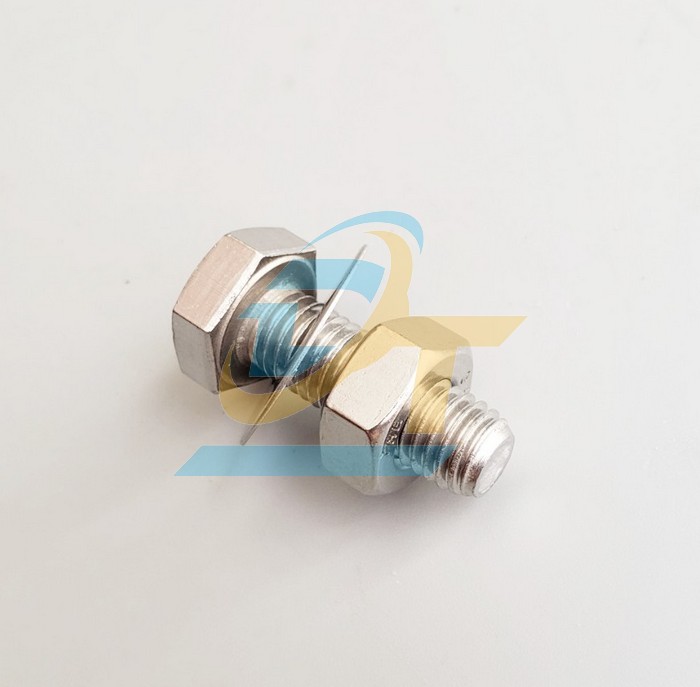 Bulong + con t&aacute;n + long đền inox 304 M24x100