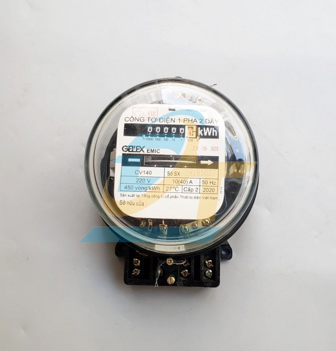 C&ocirc;ng tơ điện 1P 220V Gelex Emic CV140 10(40)A