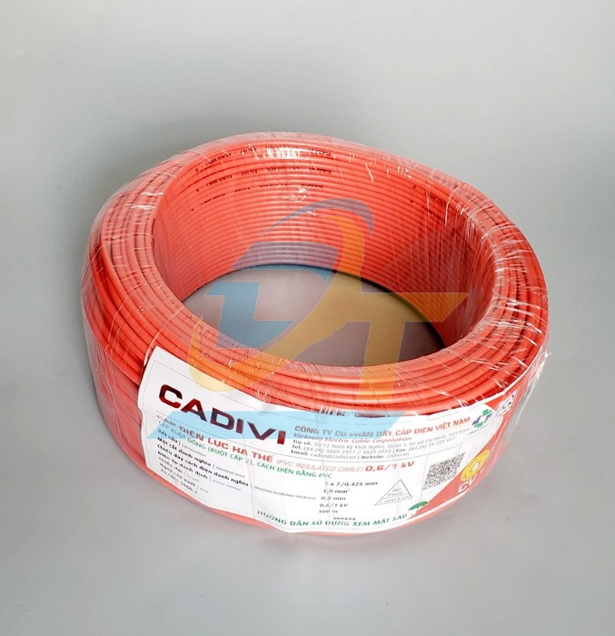 D&acirc;y điện Cadivi CV 2.5 - 0.6/1kV