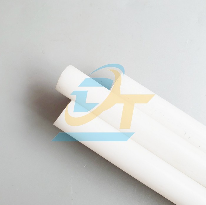 C&acirc;y nhựa pom m&agrave;u trắng phi 15x1000mm