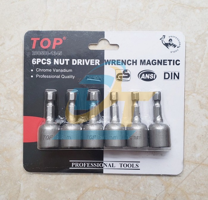 Đầu siết t&ocirc;n ngắn 13mm Top 200508-1345