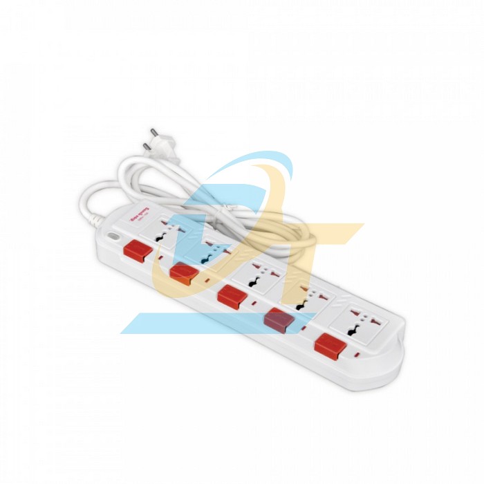 Ổ cắm 5 lỗ 3 chấu d&acirc;y 5m Điện Quang ĐQ ESK5W.SM750L