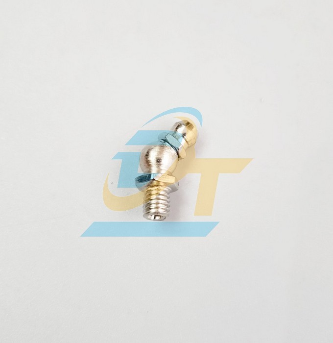 Ốc (v&uacute;) bơm mỡ inox 201 8mm - Đầu cong 45 độ