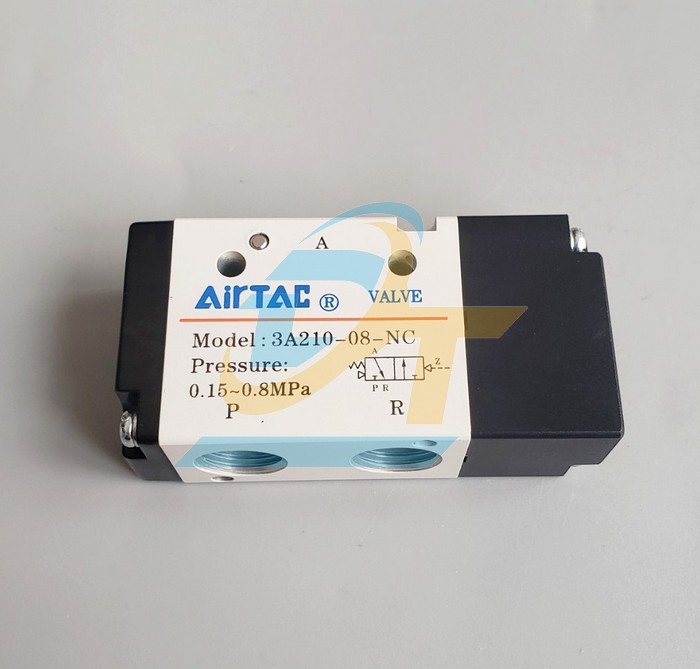 Van điện từ kh&iacute; n&eacute;n AC220V Airtac 3A210-08-NC