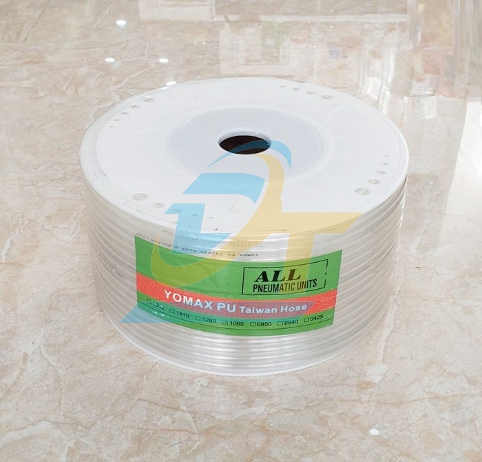 D&acirc;y hơi PU 10x6.5mm Taiwan - M&agrave;u trắng trong