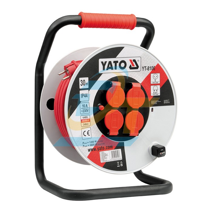 Ổ cắm quay tay kiểu Rulo 16A-30M YATO YT-8106