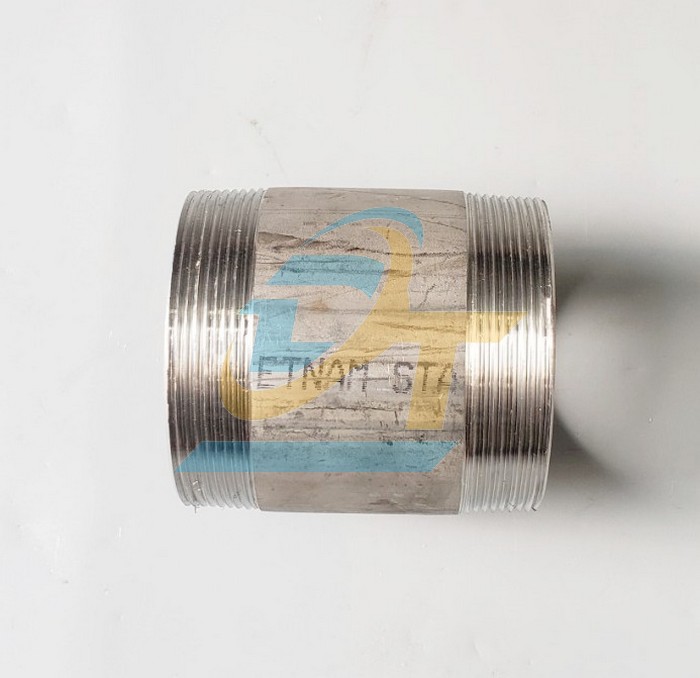 Ống 1 tấc inox 304 hai đầu ren ngo&agrave;i DN65 - Phi 76