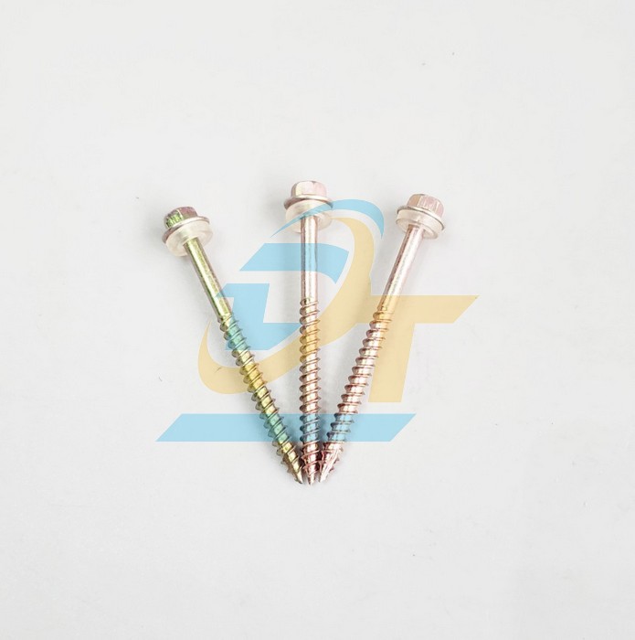 V&iacute;t bắn t&ocirc;n gỗ ron trắng xi 7 m&agrave;u M12x75mm