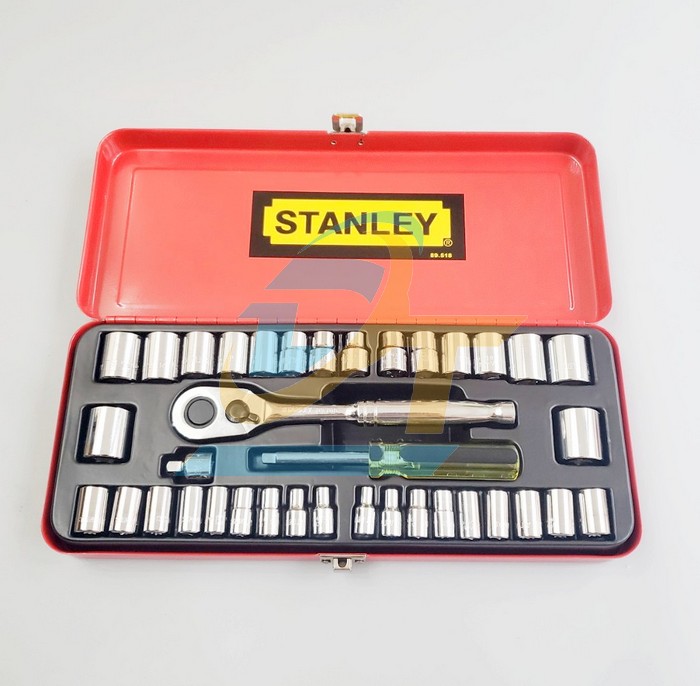 Bộ khẩu 1/4'' v&agrave; 3/8'' 37 chi tiết Stanley 89-518