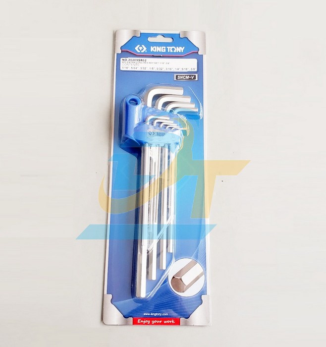 Bộ lục gi&aacute;c hệ inch 9 c&acirc;y Kingtony 20209SR02