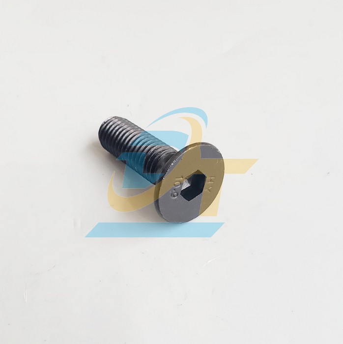 Bulong lục gi&aacute;c ch&igrave;m đầu bằng th&eacute;p đen M8x40