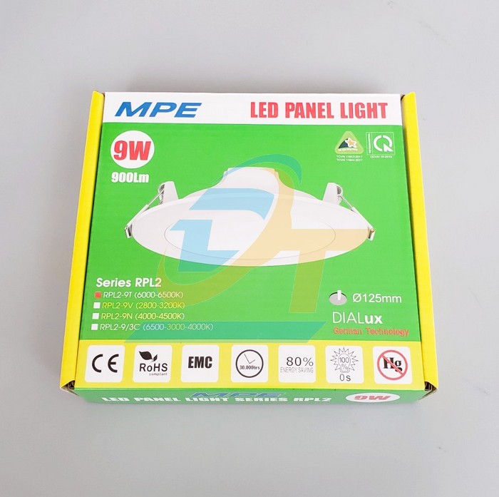 Đ&egrave;n LED Panel &acirc;m trần 9W MPE RPL2-9T