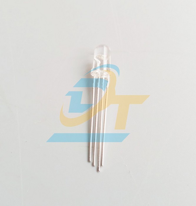 Led si&ecirc;u s&aacute;ng trong suốt 5mm RGB cathode (&acirc;m chung)
