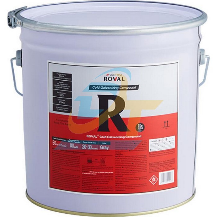 Sơn mạ kẽm lạnh Roval Cold Galvanizing Compound 96% (Th&ugrave;ng 25kg)