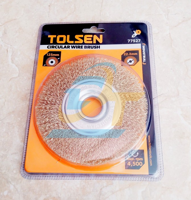 B&aacute;nh cước c&ocirc;ng nghiệp 125x22.2mm Tolsen 77527