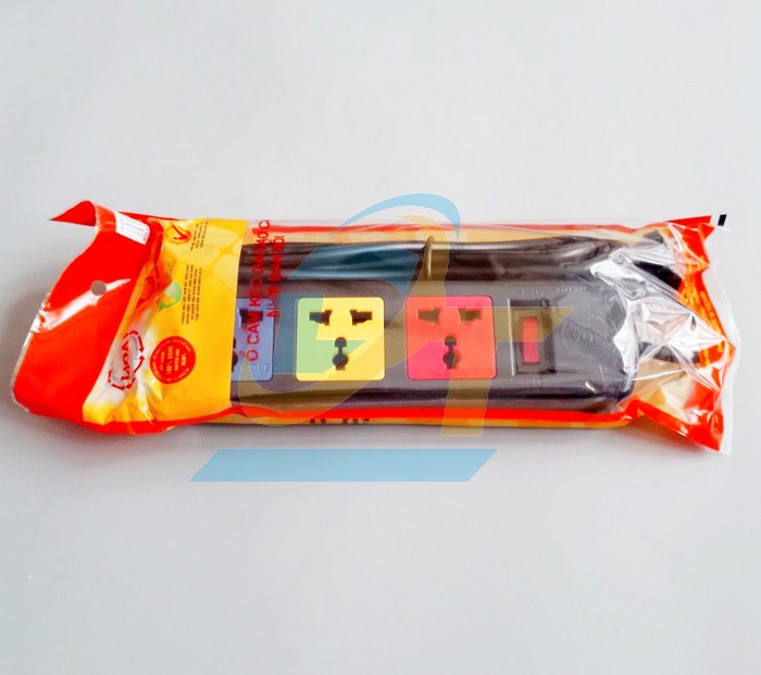 Ổ cắm 3 lỗ 3 chấu, d&acirc;y d&agrave;i 3m Lioa 3D32N (M&agrave;u đen)