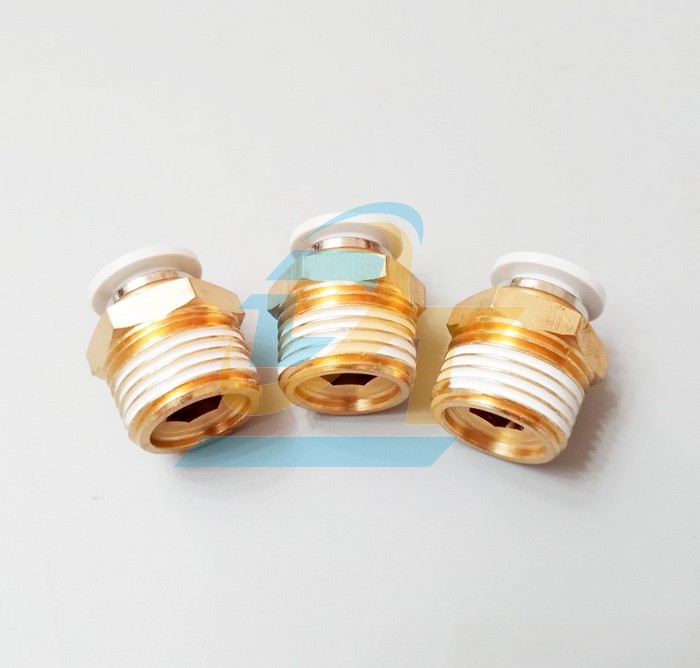 Đầu nối hơi thẳng ren ngo&agrave;i 21 ống 10 STNC YPC10-04