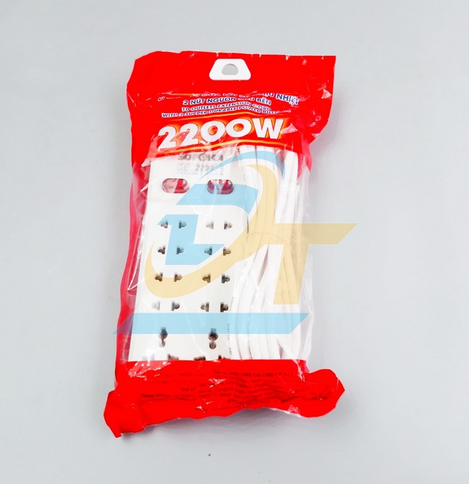 Ổ cắm điện 10 cửa chịu nhiệt d&acirc;y 6m Sopoka 10Y6