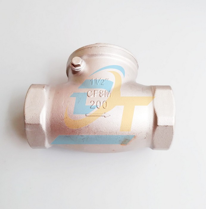 Van 1 chiều l&aacute; lật inox 304 nối ren phi 49