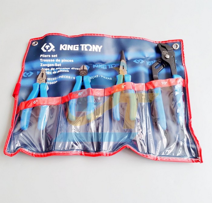 Bộ 4 k&igrave;m Cắt - Điện - Nhọn - Mỏ quạ Kingtony 42104GP